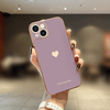 Funda para iPhone 13 Mini para mujer y niña, diseño de coraz