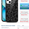 [3 en 1] Diseñado para iPhone 13 Funda Cute Cheetah Leopard