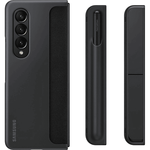 Funda de pie para Samsung Galaxy Z Fold4 con S Pen - Negra