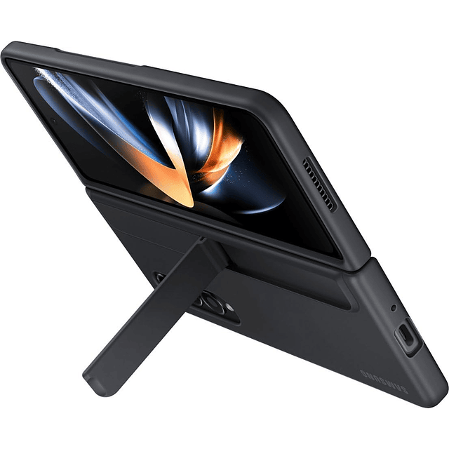 Funda de pie para Samsung Galaxy Z Fold4 con S Pen - Negra