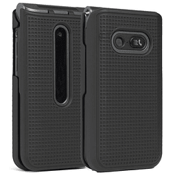 Funda para LG Classic Flip, [Negro] Funda protectora rígida