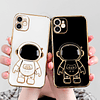 Compatible con iPhone 12 Funda Lindo Astronauta 3D Diseño de