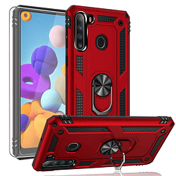 para Galaxy A21, funda Samsung A21, con protector de pantall