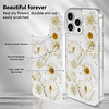 Funda floral para iPhone 16 Pro Max transparente con patrone