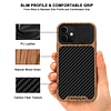 Compatible con Funda iPhone 12/iPhone 12 Pro Grano de Madera