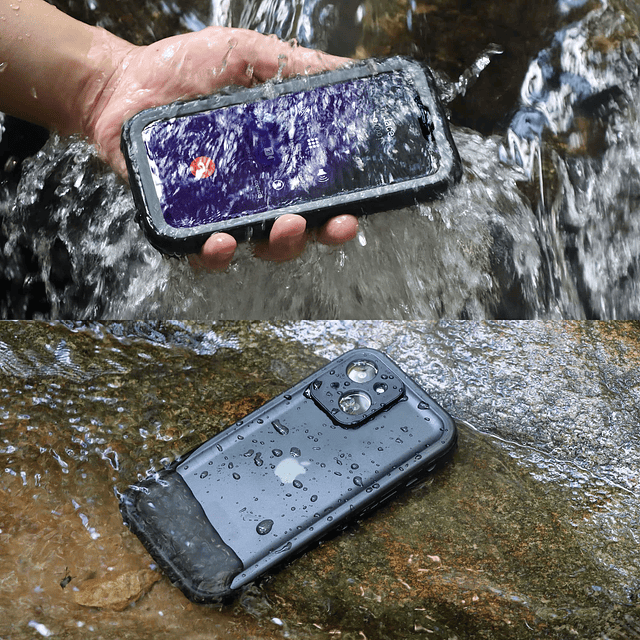 Funda impermeable para iPhone 14, protección de cuerpo compl