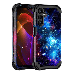 Funda para Galaxy A15 5G, brilla en la oscuridad, tres capas