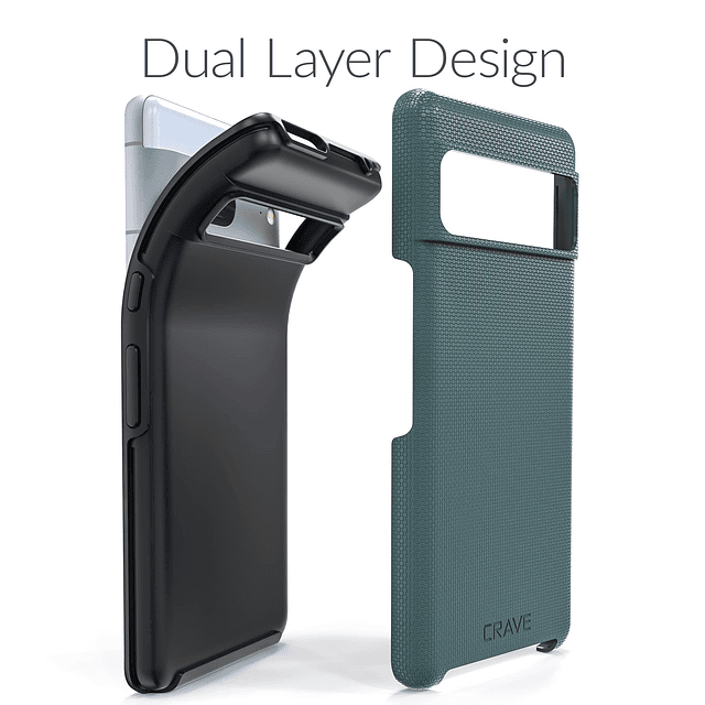 Dual Guard para Google Pixel 7 Funda, protección a prueba de