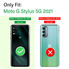 Funda para Moto G-Stylus-5G con cubierta deslizante para cám