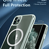 Funda para iPhone 11 Pro: Funda magnética delgada y transpar