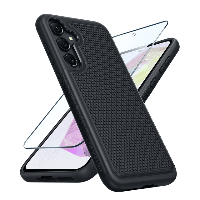 para Samsung Galaxy A35-5G Funda: Funda protectora de doble