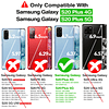 - Funda para Samsung Galaxy S20 Plus, diseño transparente, a