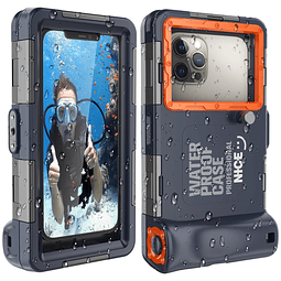 Funda para teléfono de buceo con esnórquel subacuático para