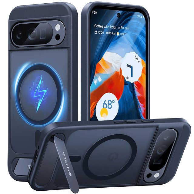 Funda magnética y soporte para Google Pixel 9 Pro XL, compat