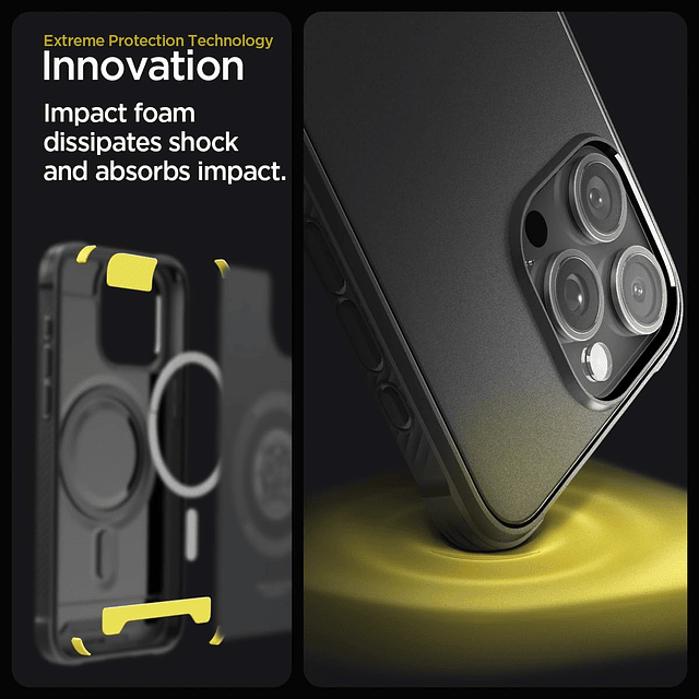 Rugged Armor MagFit diseñado para iPhone 15 Pro Max Case (20