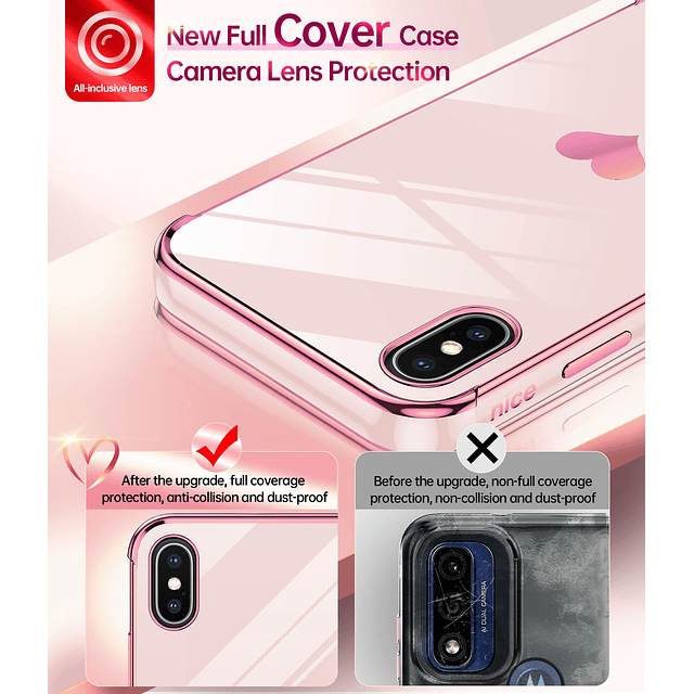 Funda iPhone X iPhone Xs: con Protector de Pantalla de Vidri