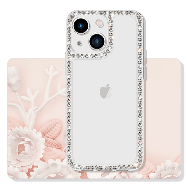 Compatible con iPhone 13 Funda transparente linda para mujer