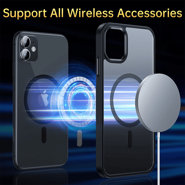 Funda magnética ultra fuerte para iPhone 11, protección cont