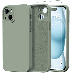 Funda Magnética para iPhone 15 con Protector de Pantalla - C