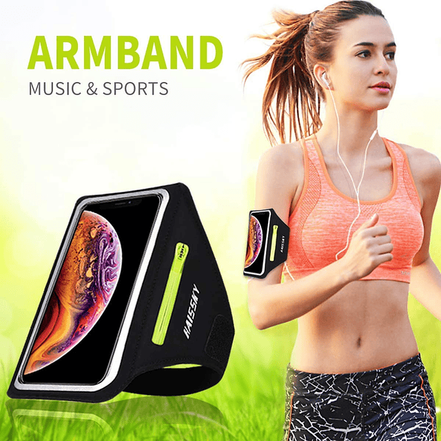 Brazalete para correr para teléfono celular con Airpods, bol