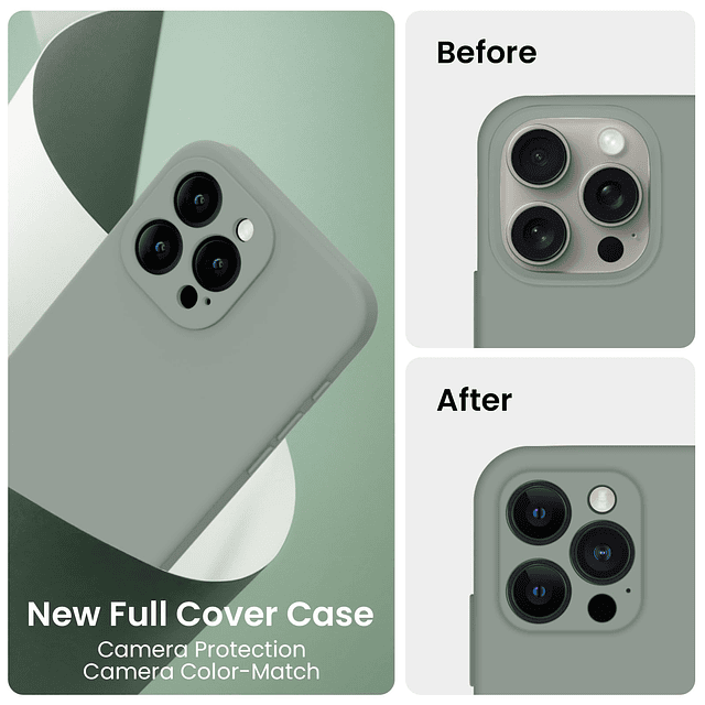 Funda diseñada para iPhone 16 Pro Max, funda de silicona mej