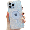 Cute Glitter para iPhone 15 Pro Max Funda [Compatible con Ma