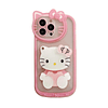 Funda para iPhone 15 Plus con diseño de gato de dibujos anim