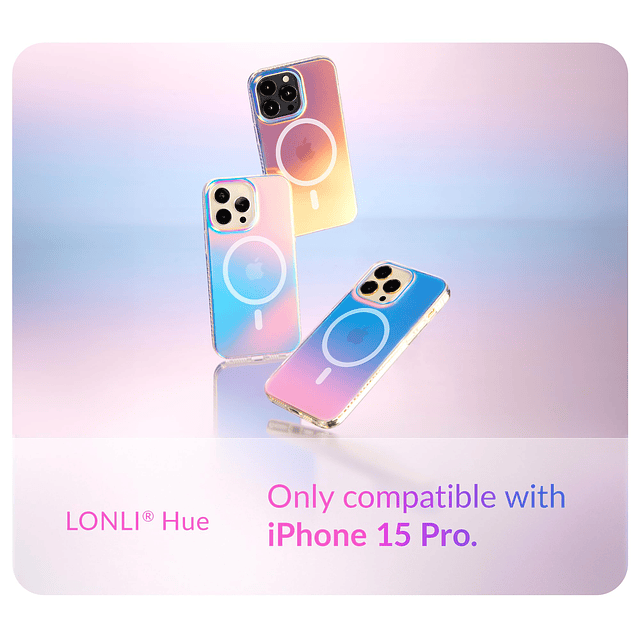 Hue - Funda para iPhone 15 Pro [Compatible con Magsafe] - Ir