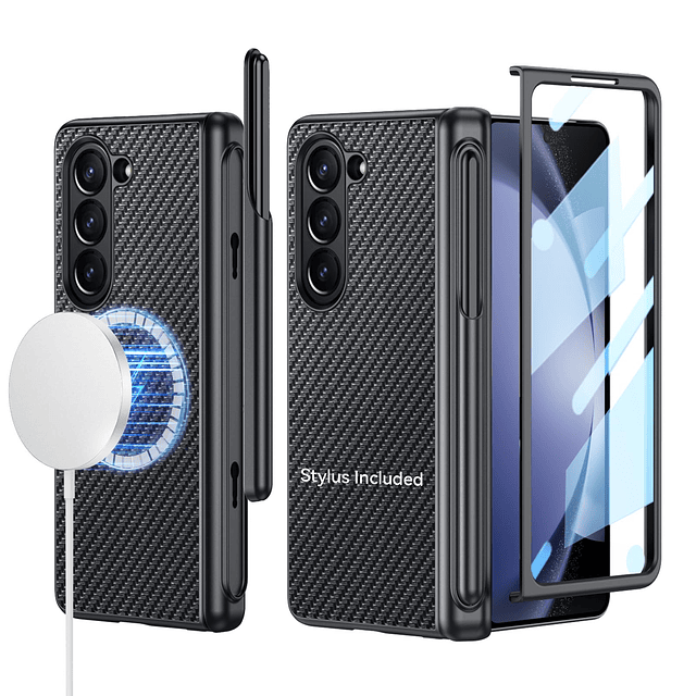 Funda para Samsung Galaxy Z-Fold-5: admite todos los accesor