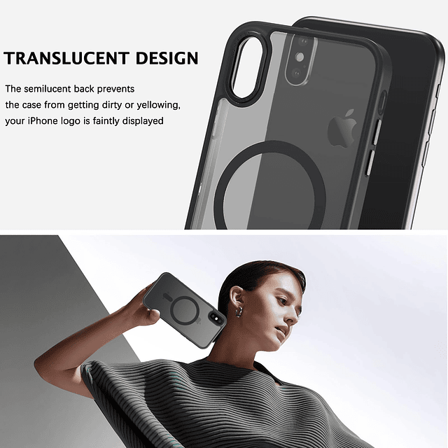 Funda para iPhone Xs Max, funda para iPhone Xs Max compatibl