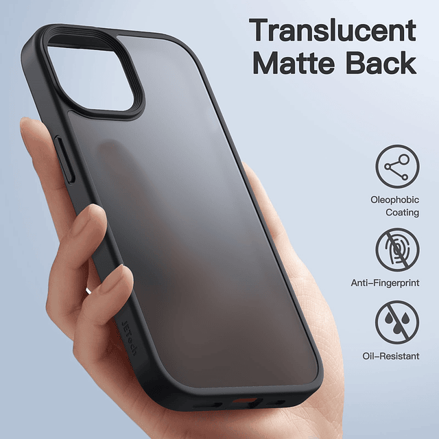 Funda mate para iPhone 15 Plus de 6,7 pulgadas, protección c