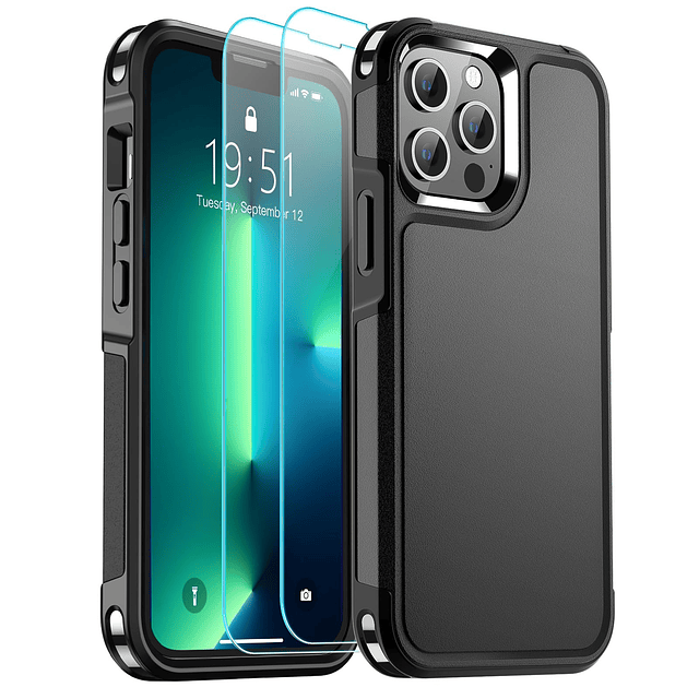 - Funda para iPhone 13 Pro Max, [protección contra caídas de