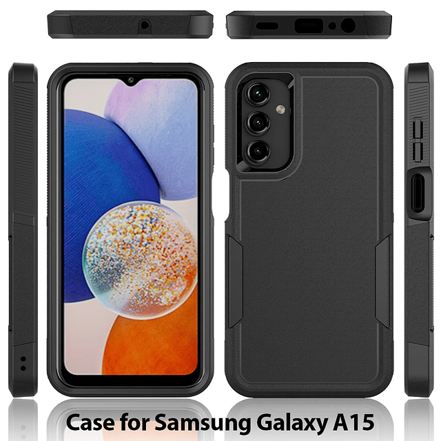 Funda para Samsung Galaxy A15 5G: Funda protectora de doble