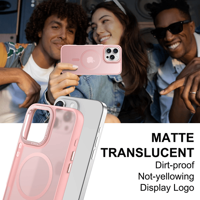 Funda magnética diseñada para iPhone 16 Pro Max [prueba de c