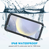 Funda para Samsung Galaxy S24, IP68 Impermeable a Prueba de