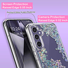 Funda para Galaxy S24 con purpurina transparente – 6,2 pulga