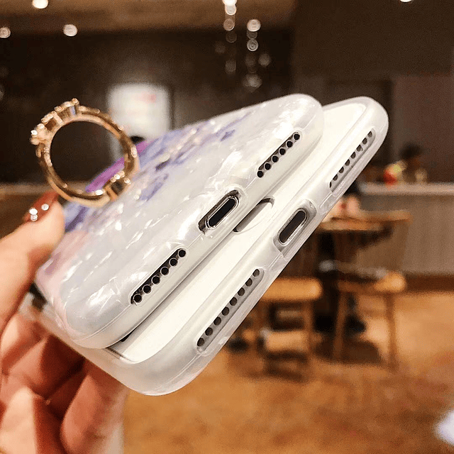 - Funda compatible con iPhone 11, diseño floral, linda y tra