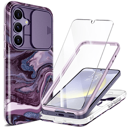 Diseñado para Samsung Galaxy S24 Plus Funda con cubierta des