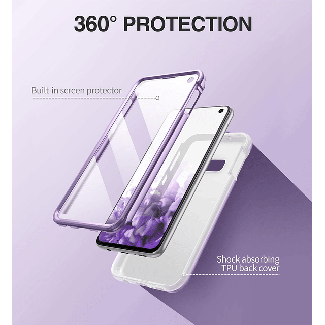 Funda para Samsung Galaxy S10e, 【Protector de pantalla incor