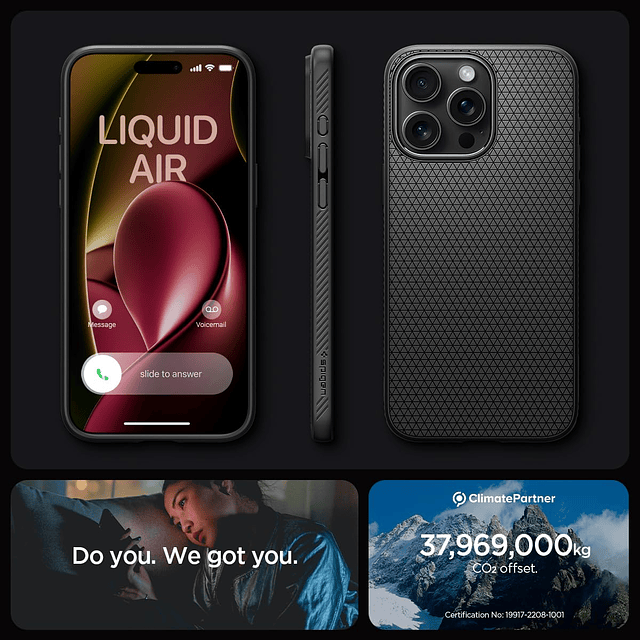 Liquid Air diseñado para iPhone 15 Pro Case (2023) [Protecci