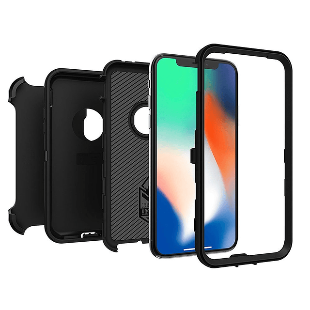 Estuche DEFENDER SERIES SIN PANTALLA para iPhone Xs y iPhone