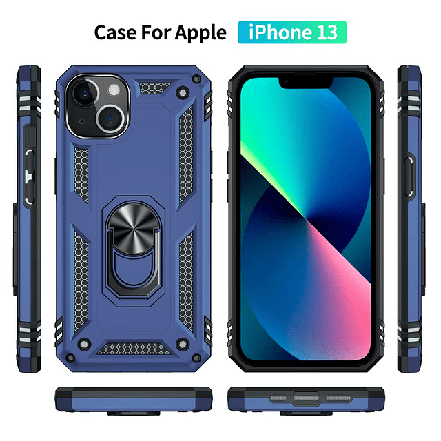 para iPhone 13, funda para teléfono iPhone 13, [Grado milita