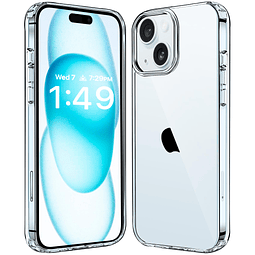 Compatible con iPhone 15 Plus Funda Transparente, Funda Tran