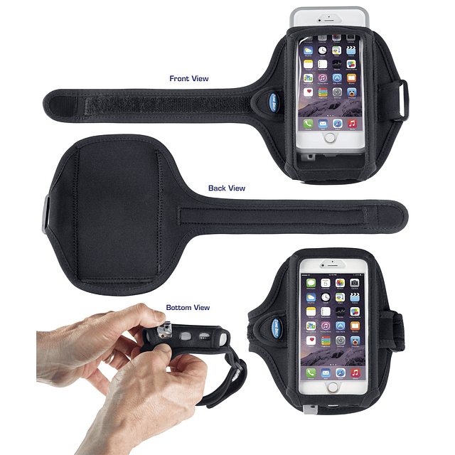 AB92 Funda con soporte para brazalete para teléfono celular