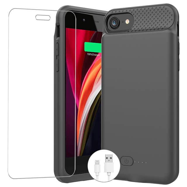 Funda de batería para iPhone 8/7/6s/6/SE (2022/2020), 2024 F