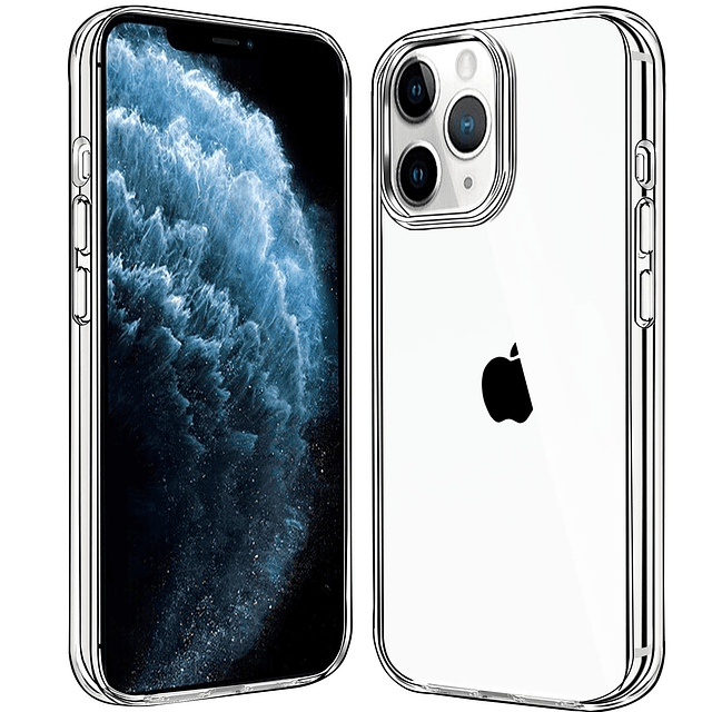 Compatible con iPhone 11 Pro Max Funda transparente a prueba