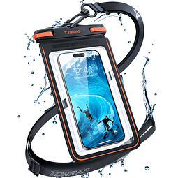 IPX8 Funda impermeable para teléfono flotante, pantalla suba