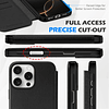 Funda para iPhone 16 Pro Max 6.9", Cuero Genuino Cartera Del