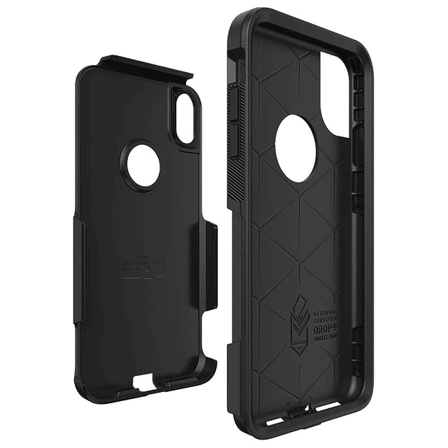 Funda para iPhone Xs Max Commuter Series - NEGRO, delgada y