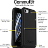 Funda Commuter Series para iPhone SE (3.ª y 2.ª generación)